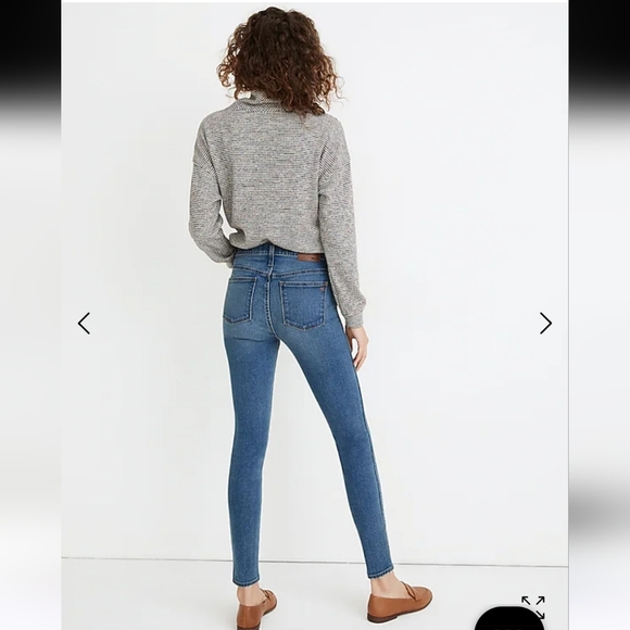 NWT Madewell Women's 10" High Rise‎ Skinny Jeans with Tencel Size 32 - Picture 2 of 8